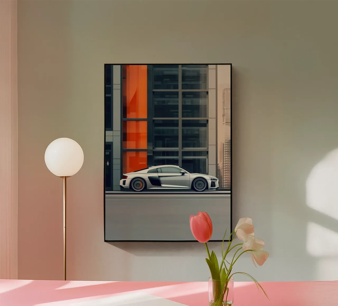 Audi R8 plexiglass da Lootprint