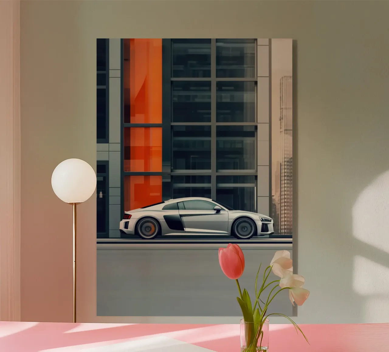 Audi R8 plexiglass da Lootprint