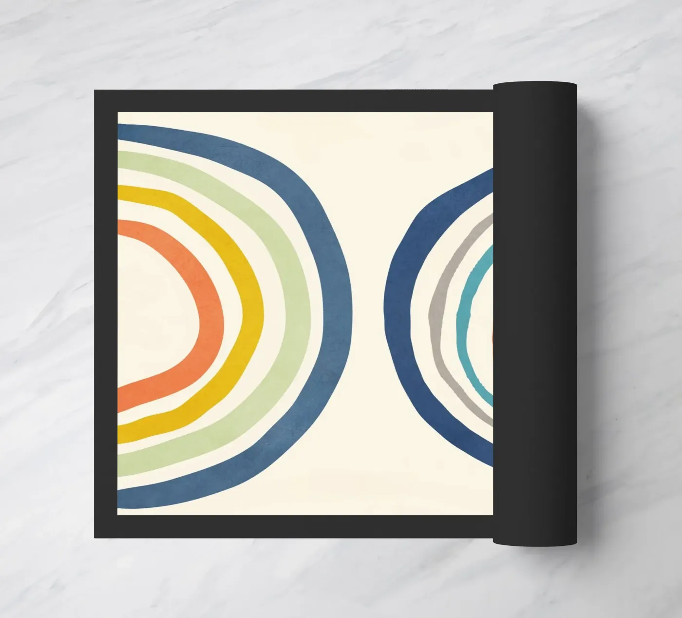 Modern Rainbow doormat by Flow Line 2