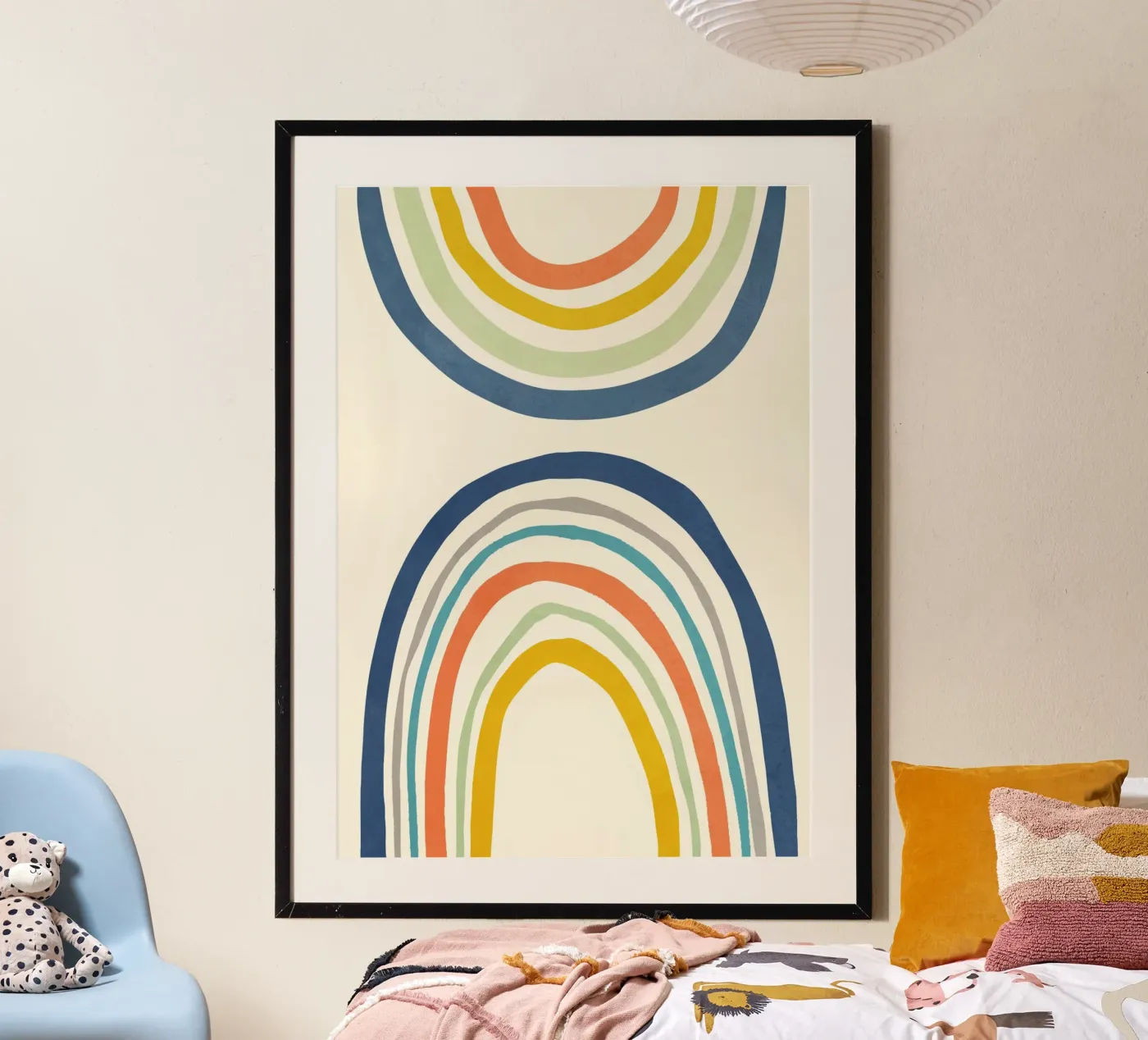 Modern Rainbow poster da Flow Line 2