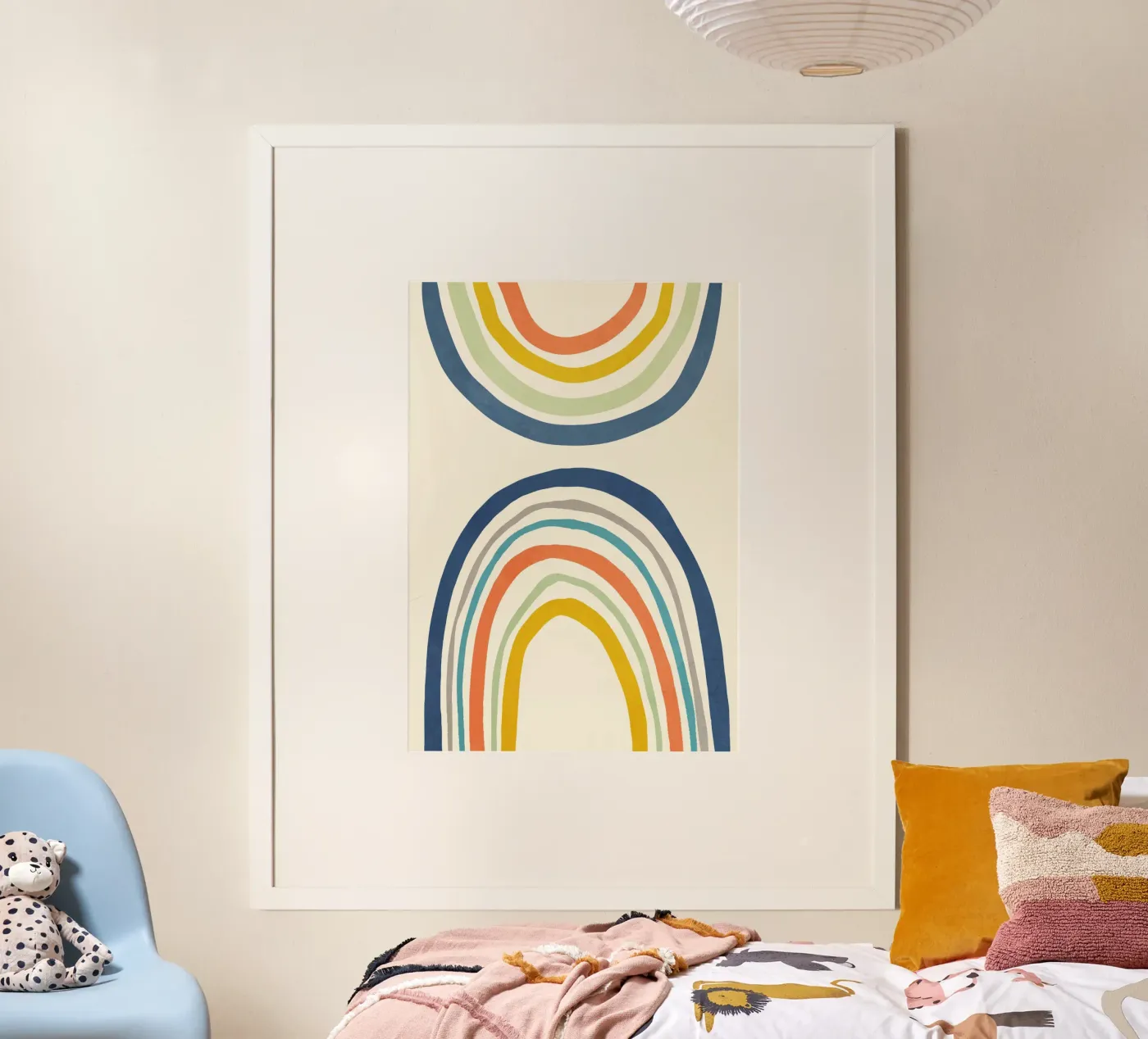 Modern Rainbow poster da Flow Line 2
