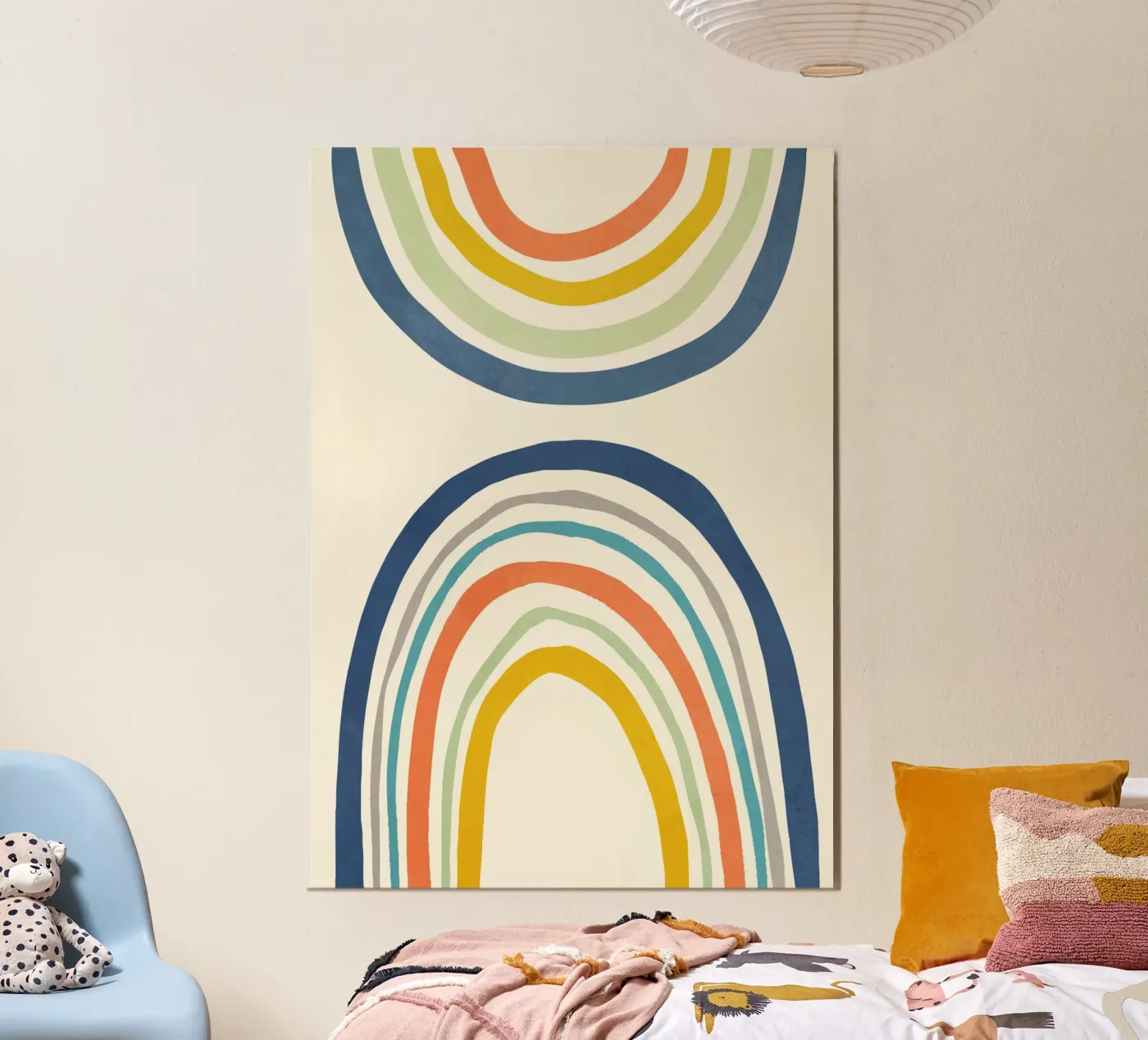 Modern Rainbow poster da Flow Line 2