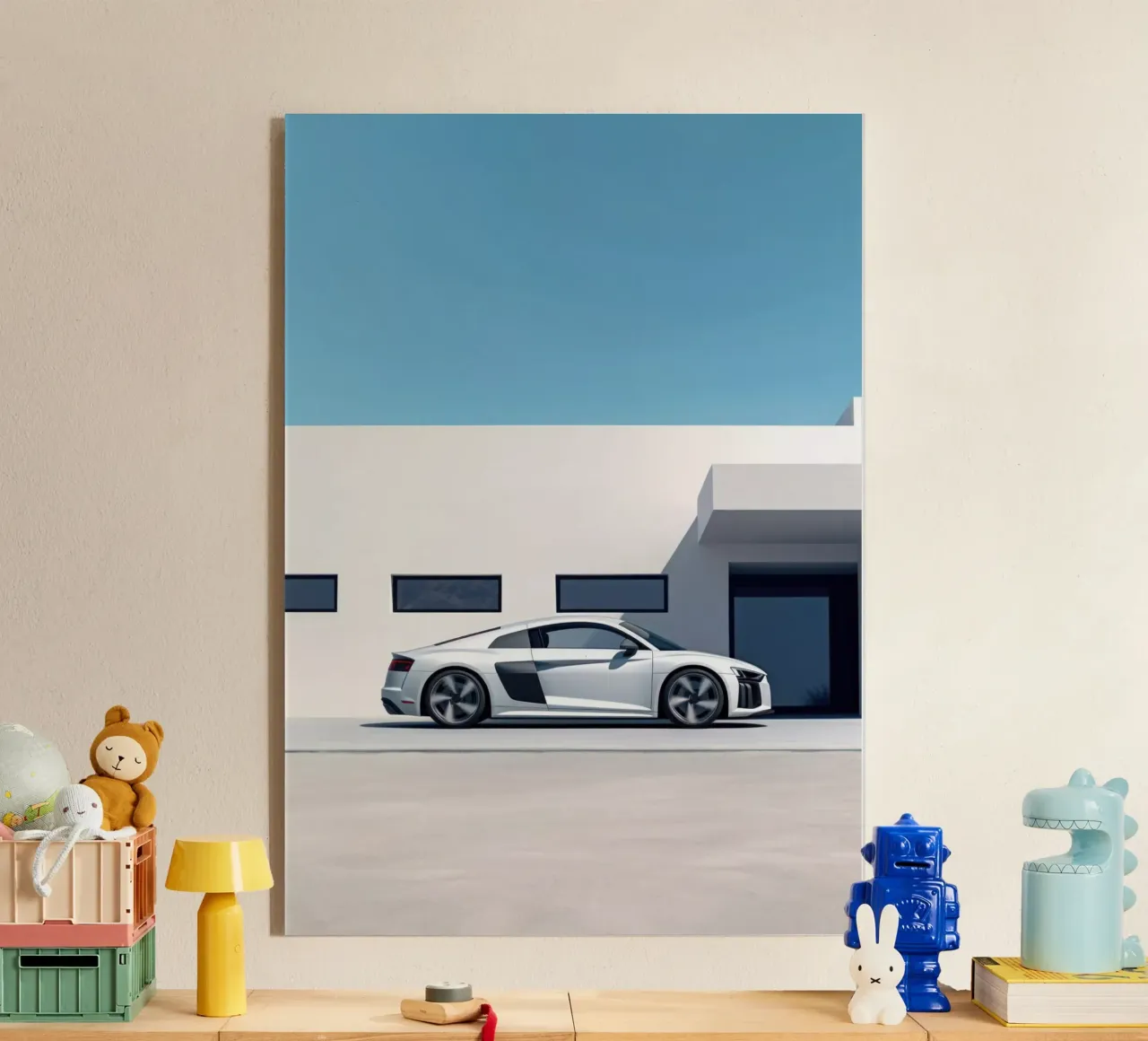 Audi R8 plexiglass da Lootprint