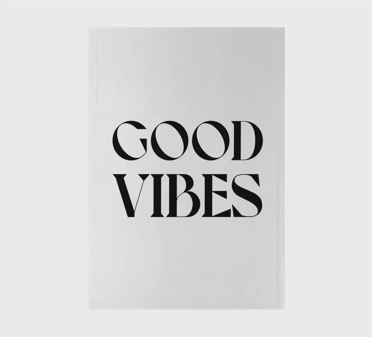 GOOD VIBES notebook by n.4