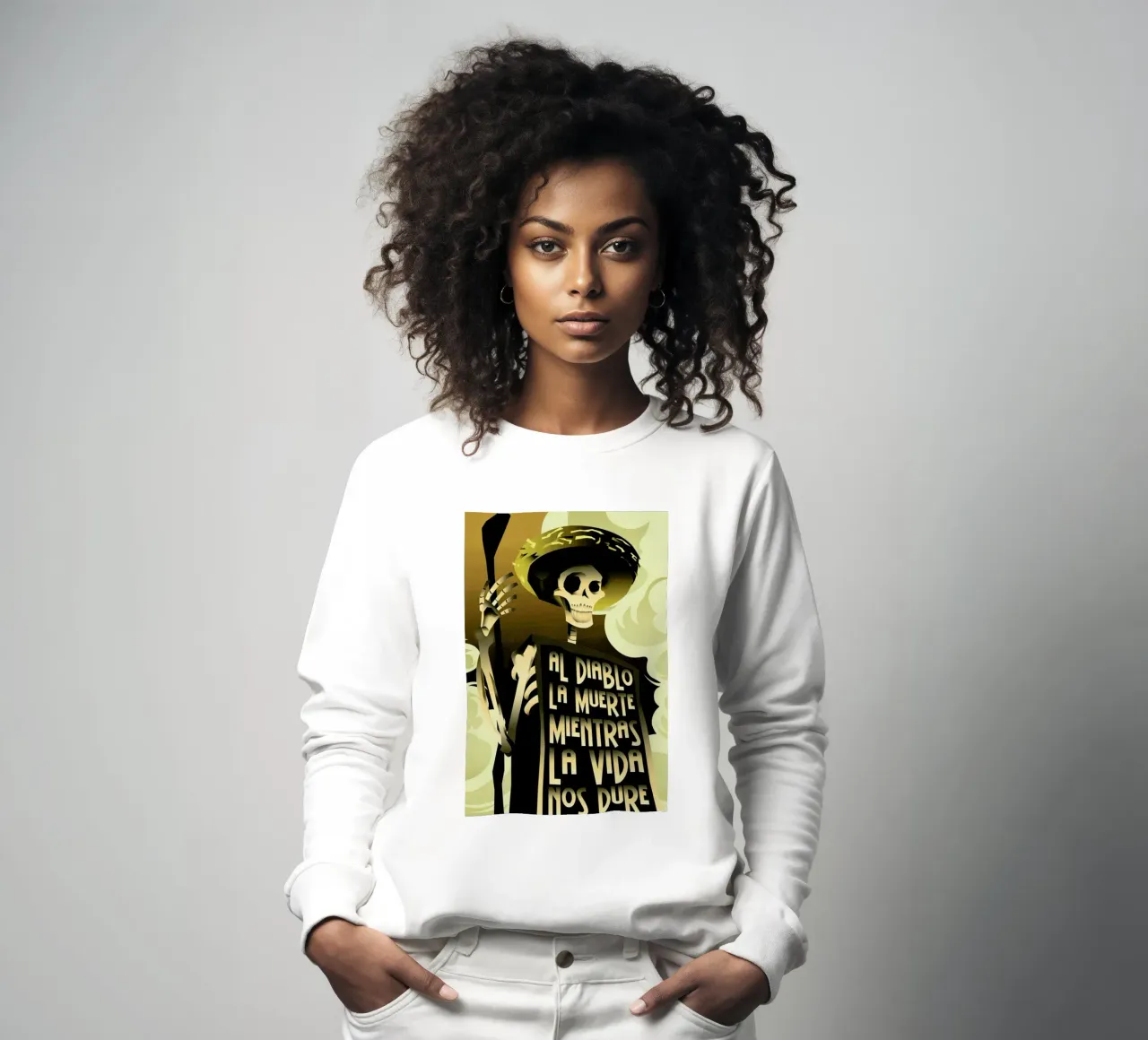 Day Of The Dead Sweatshirt von Rodolfo Reyes