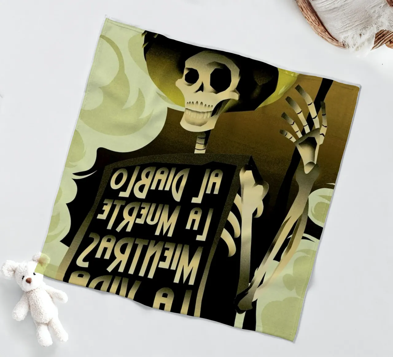 Day Of The Dead coperta in pile da Rodolfo Reyes