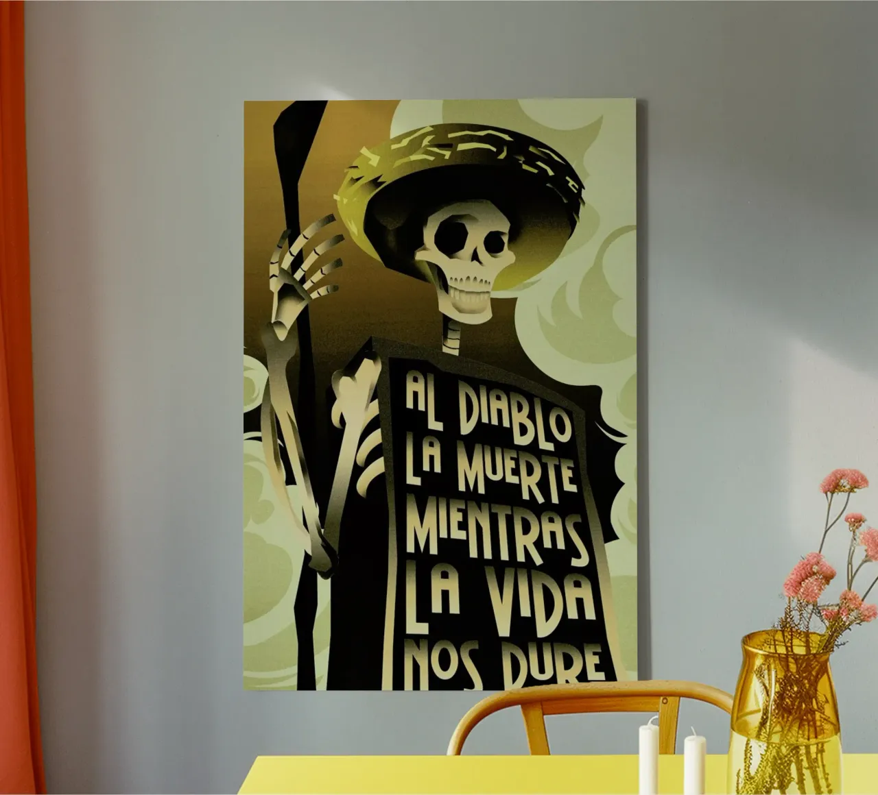 Day Of The Dead tela con Cornice a cassetta da Rodolfo Reyes