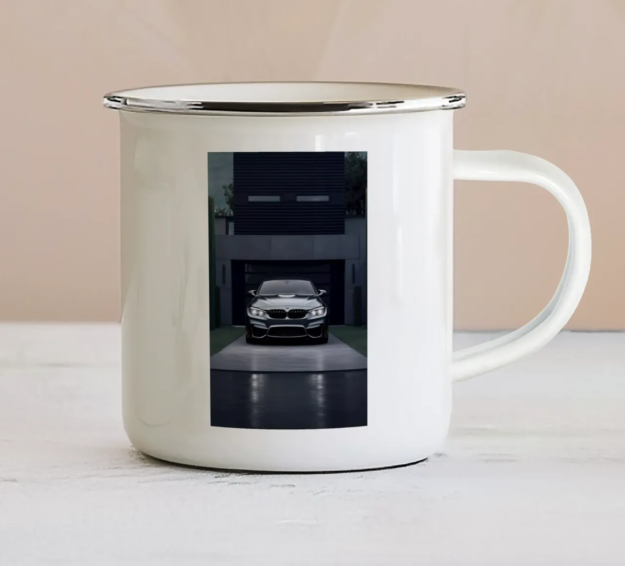 BMW M4 tazza in smalto da Lootprint