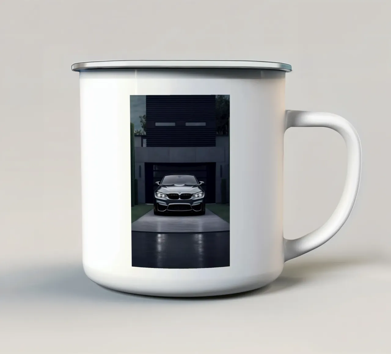 BMW M4 tazza in smalto da Lootprint
