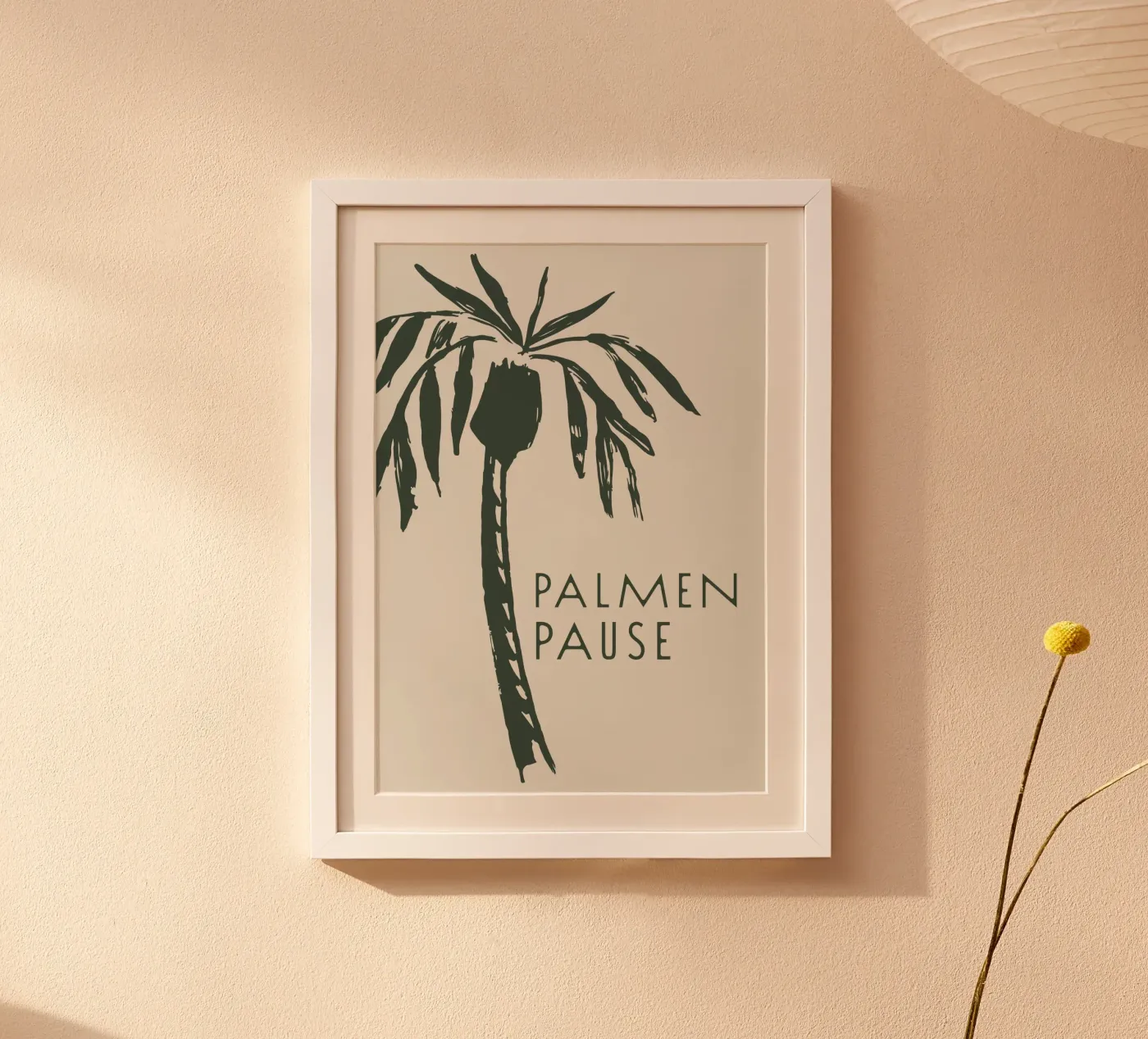 Palmen Pause poster de treechild
