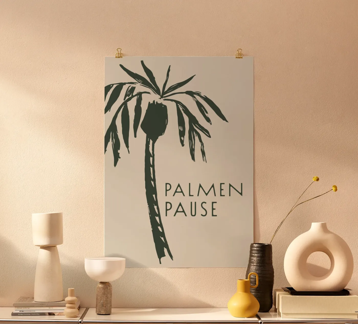 Palmen Pause poster de treechild