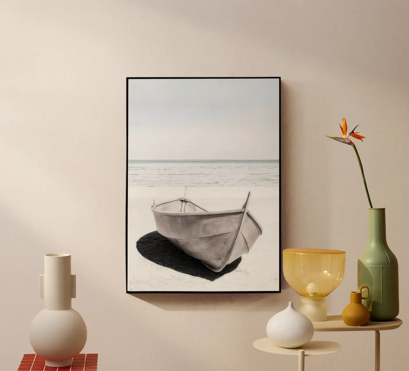 Vieux bateau plexiglas de muench