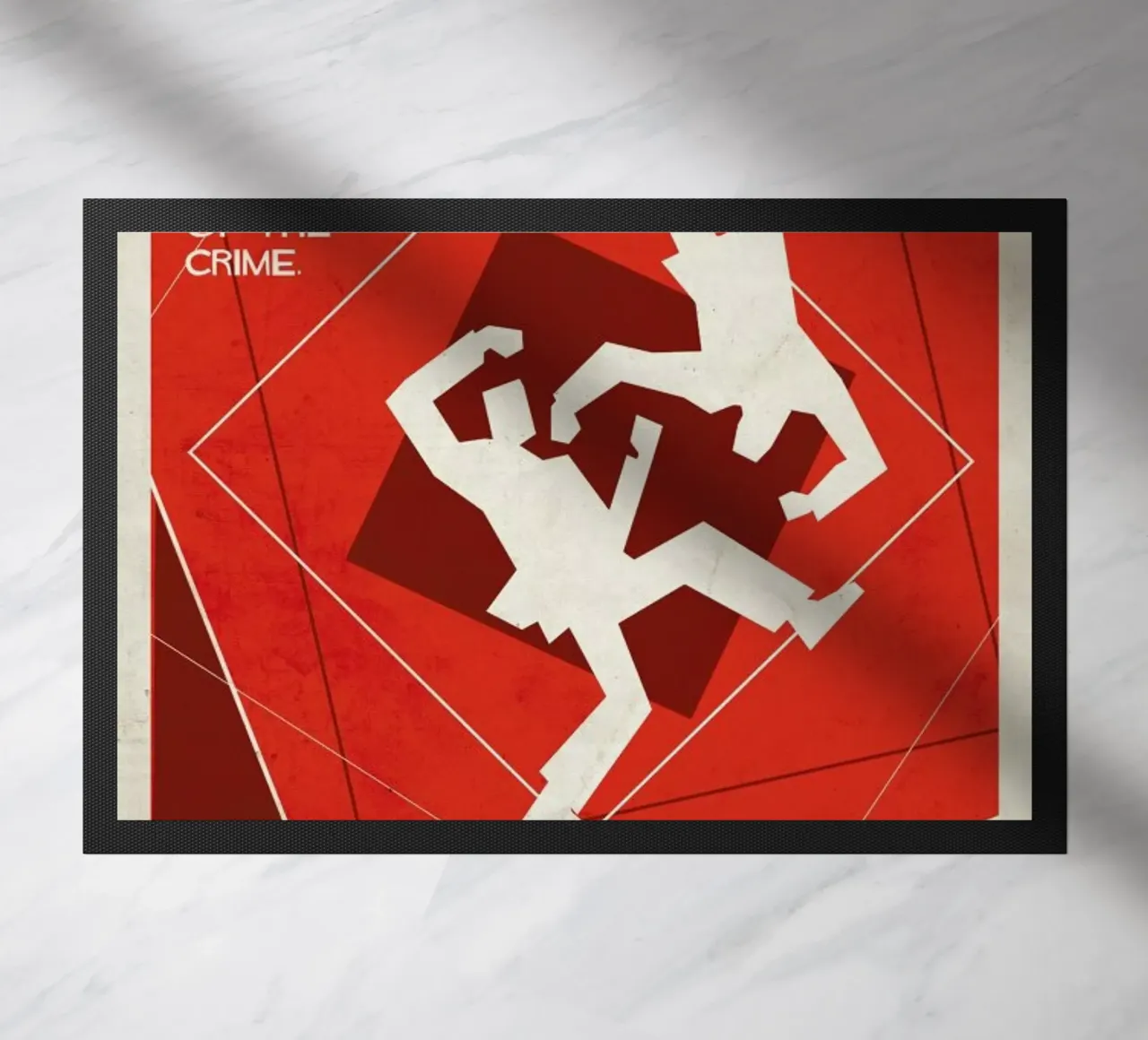 Inception B doormat by Rodolfo Reyes