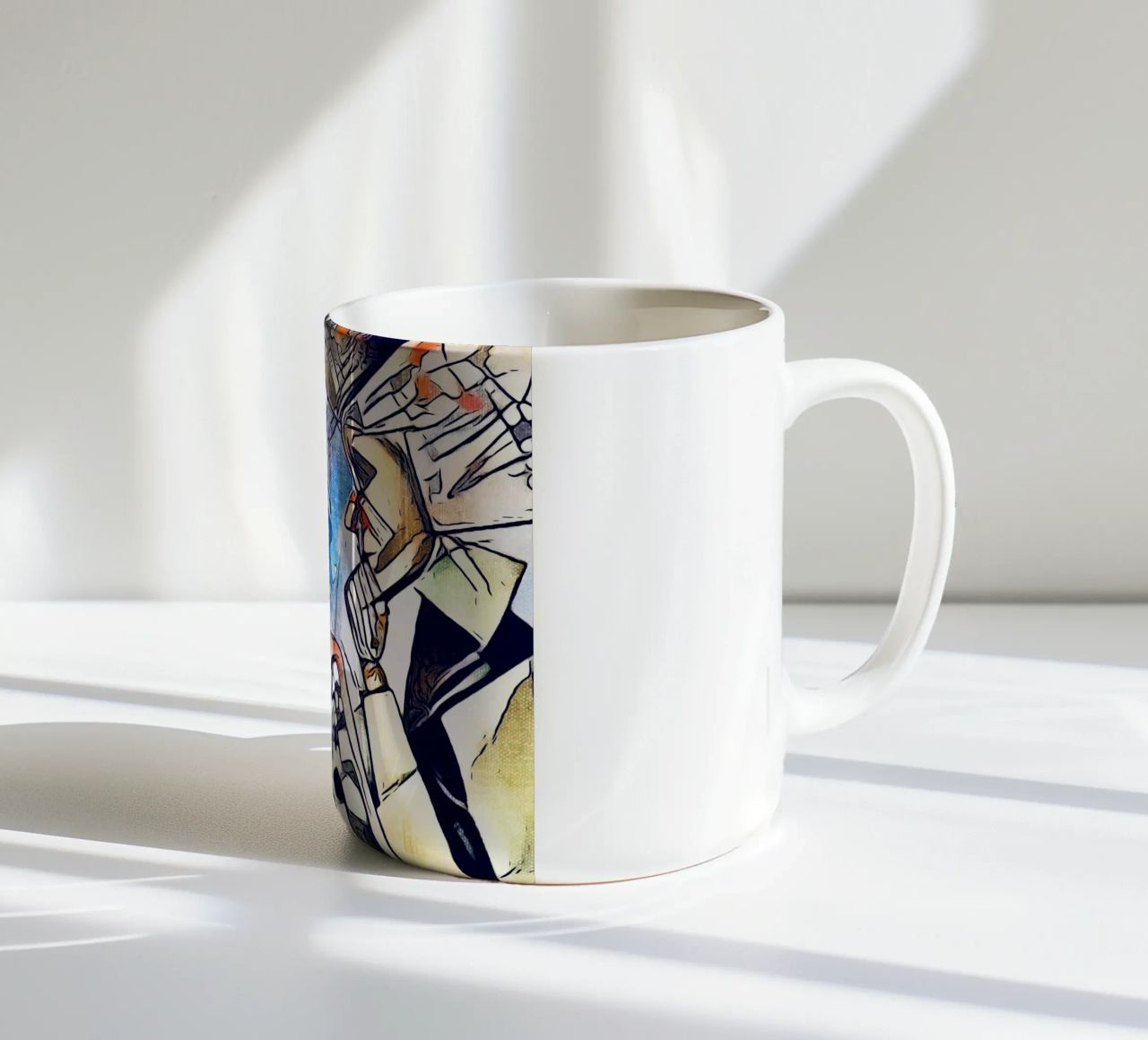 Due giocatori di scacchi tazza in ceramica da ZAMART