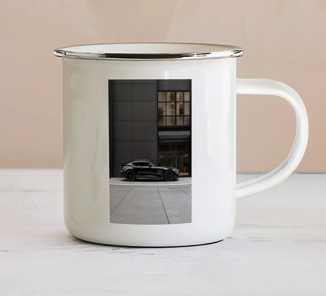 Mercedes AMG GT tazza in smalto da Lootprint