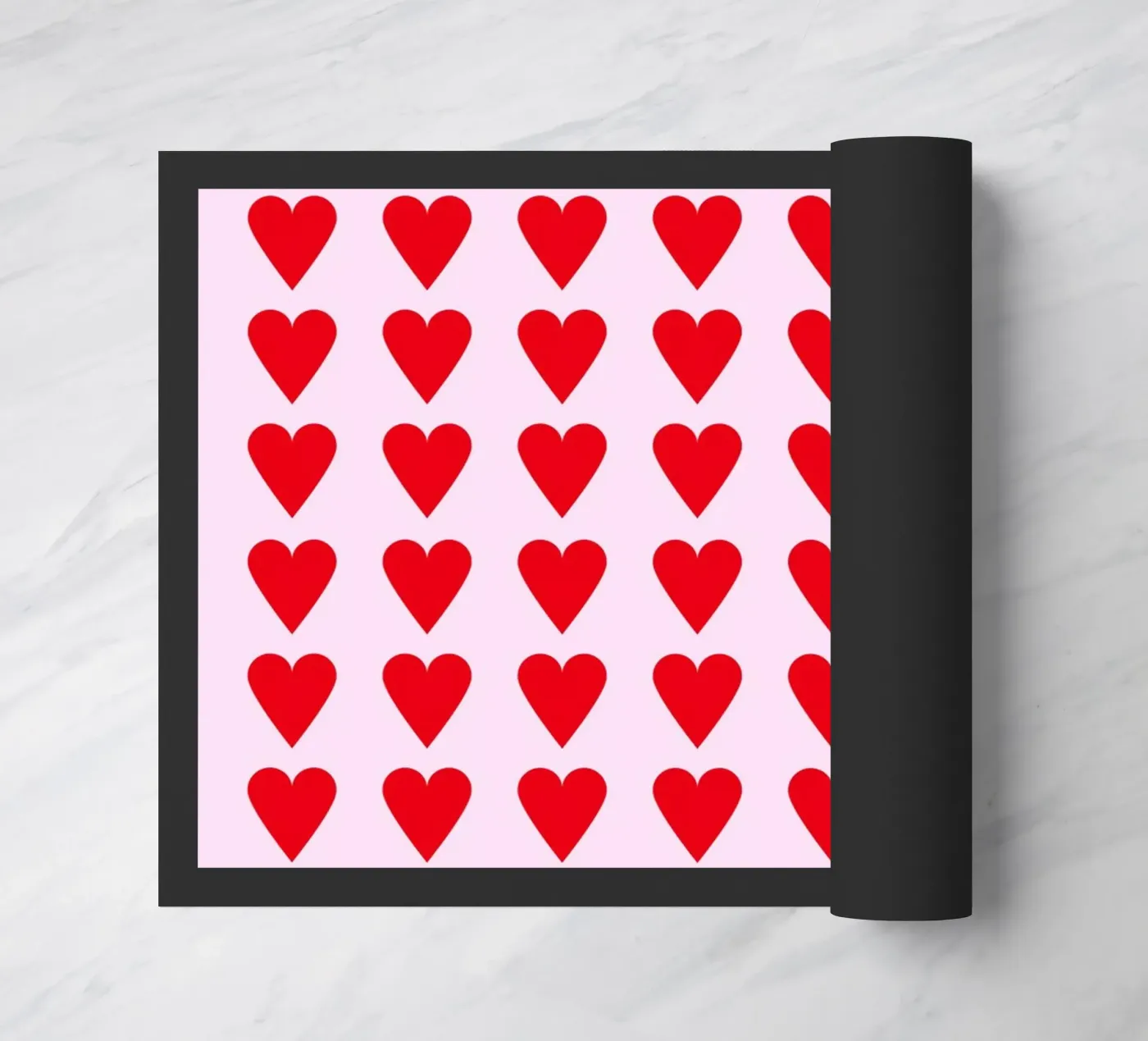 hearts doormat by lookingforsunrays