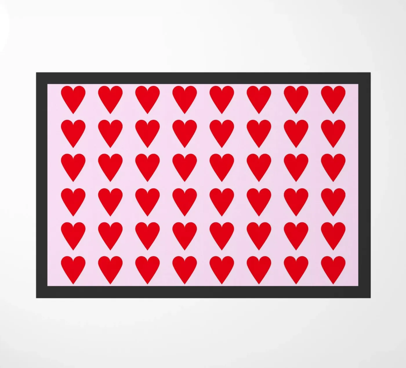 hearts doormat by lookingforsunrays