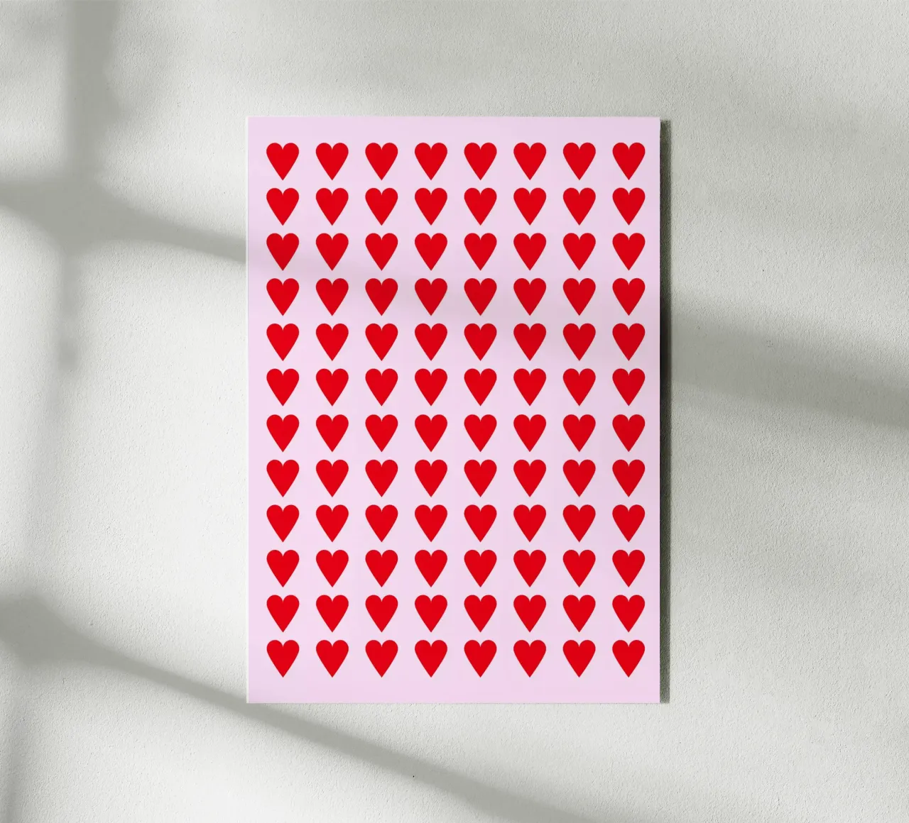 hearts alu-dibond by lookingforsunrays