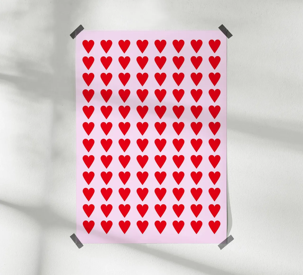 hearts poster da lookingforsunrays