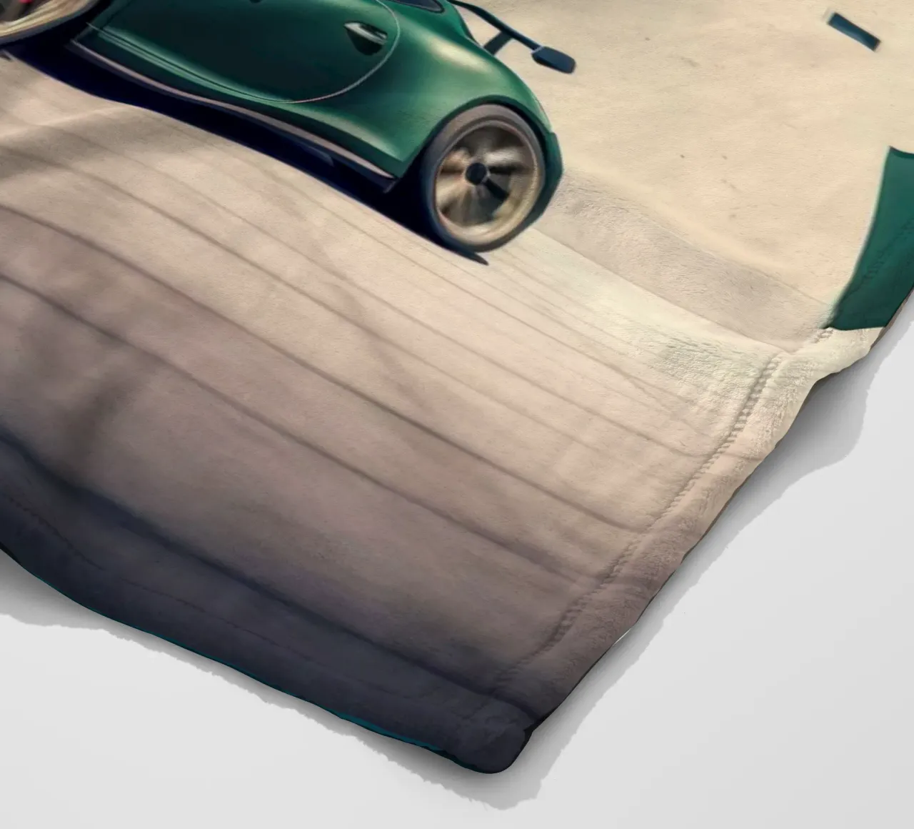 Porsche 911 Turbo fleece blanket by Lootprint