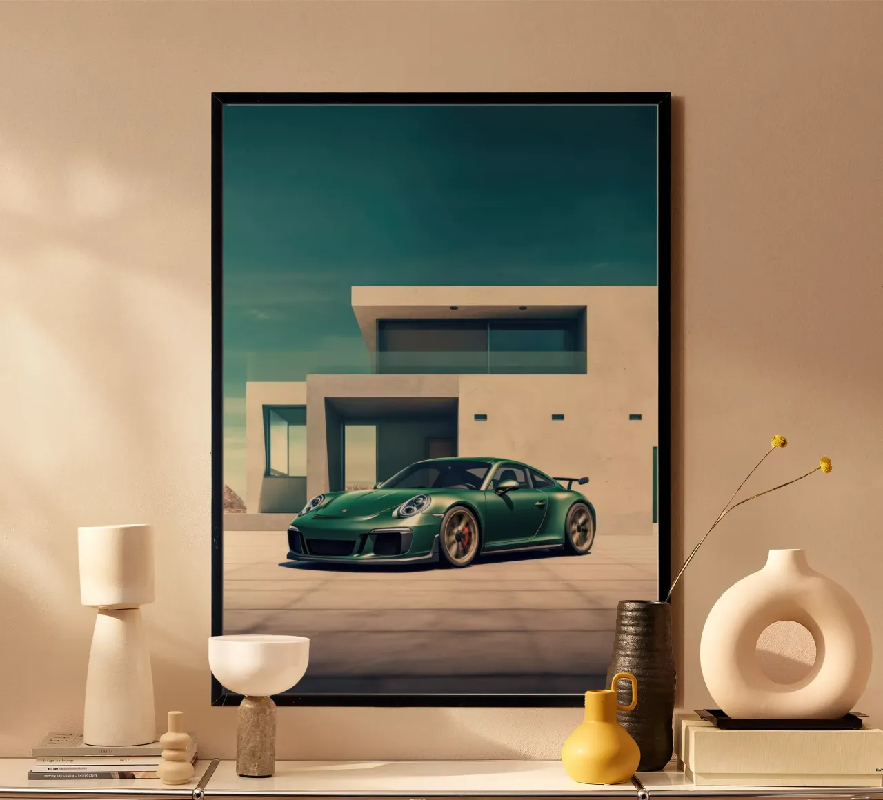 Porsche 911 Turbo carta hahnemühle da Lootprint