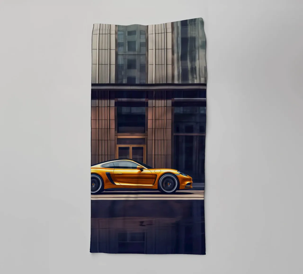 Porsche 911 Turbo towel by Lootprint