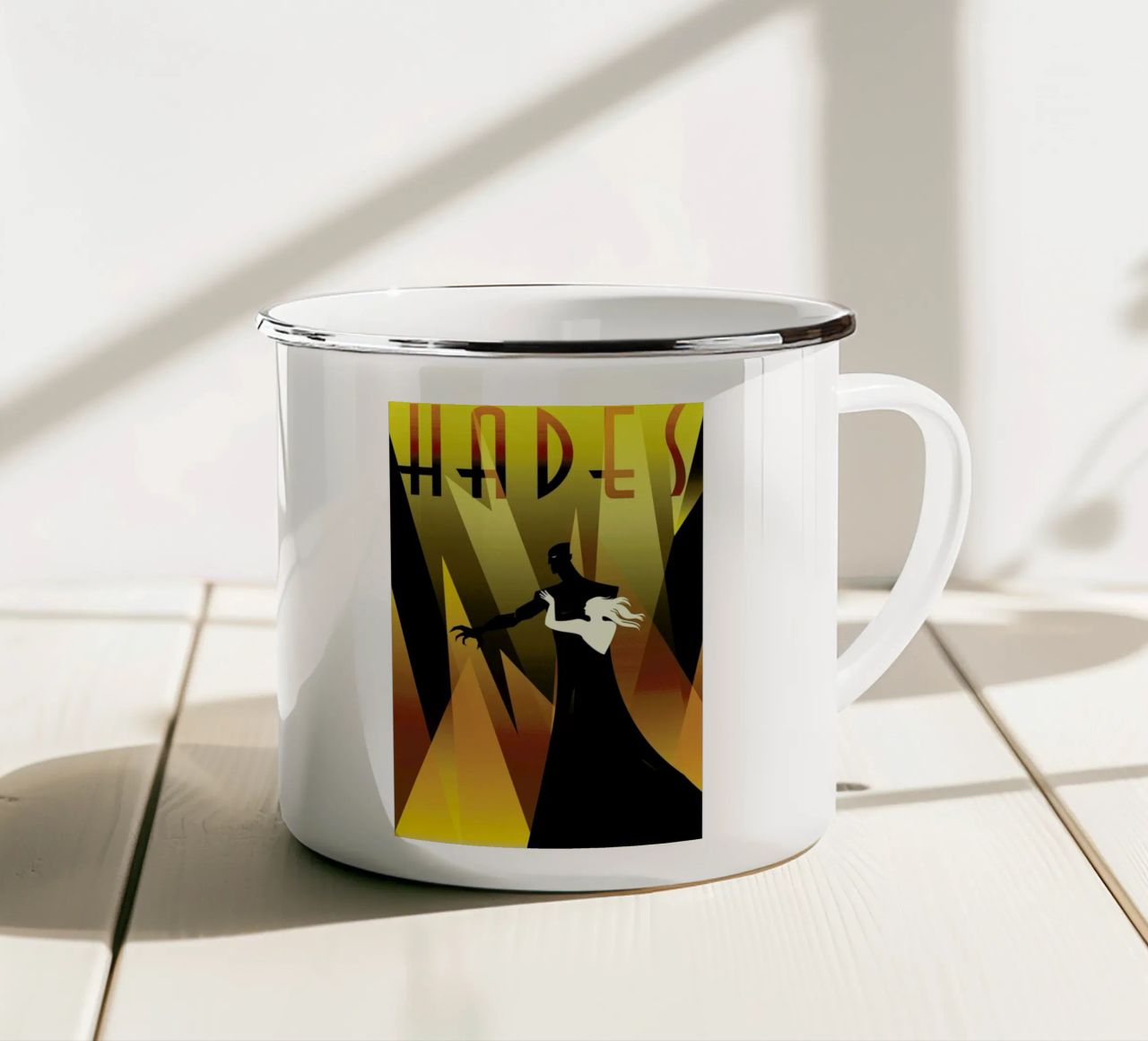 Hades tazza in smalto da Rodolfo Reyes