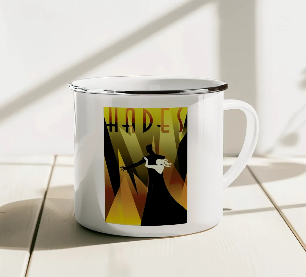Hades tazza in smalto da Rodolfo Reyes