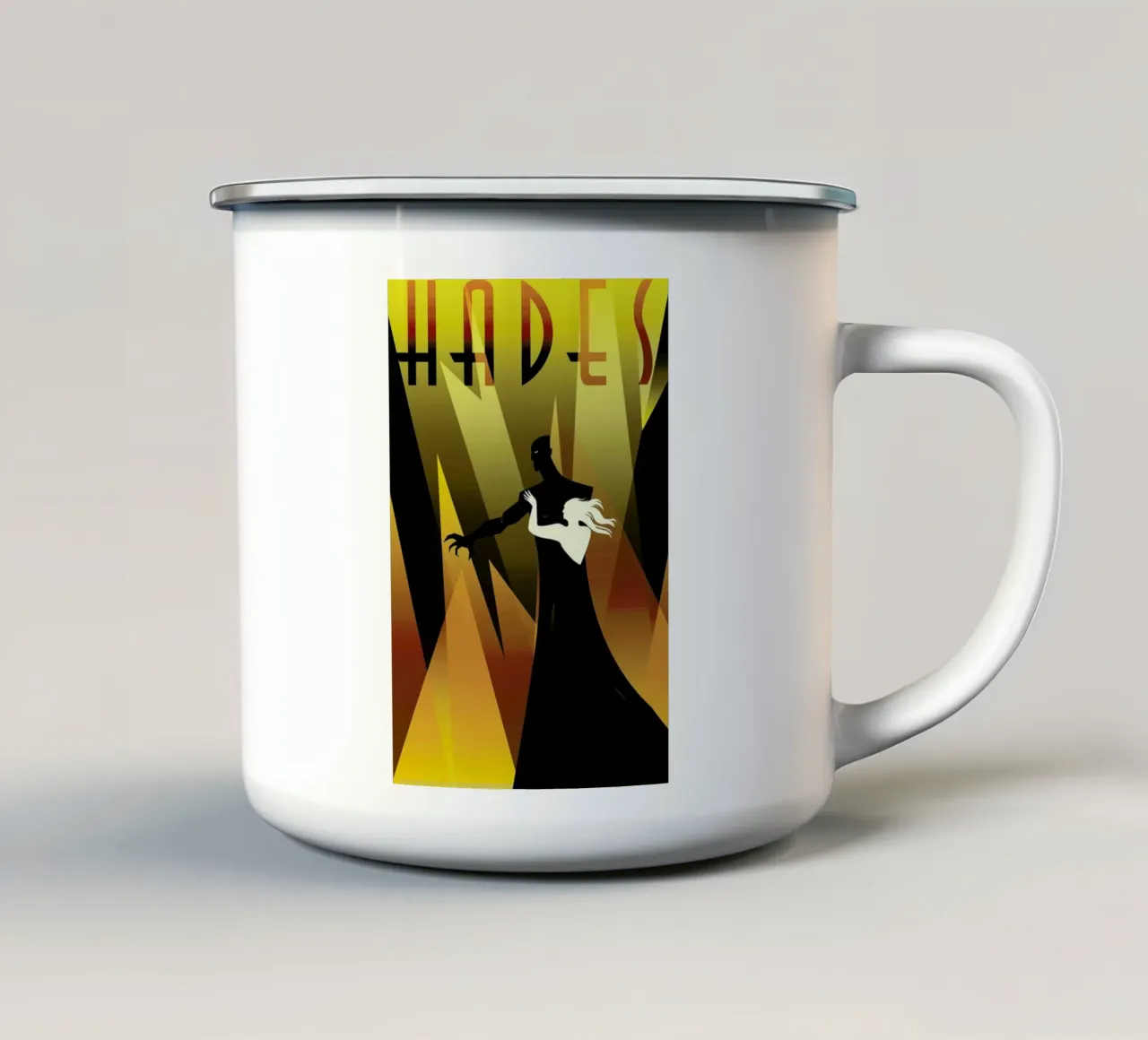Hades tazza in smalto da Rodolfo Reyes