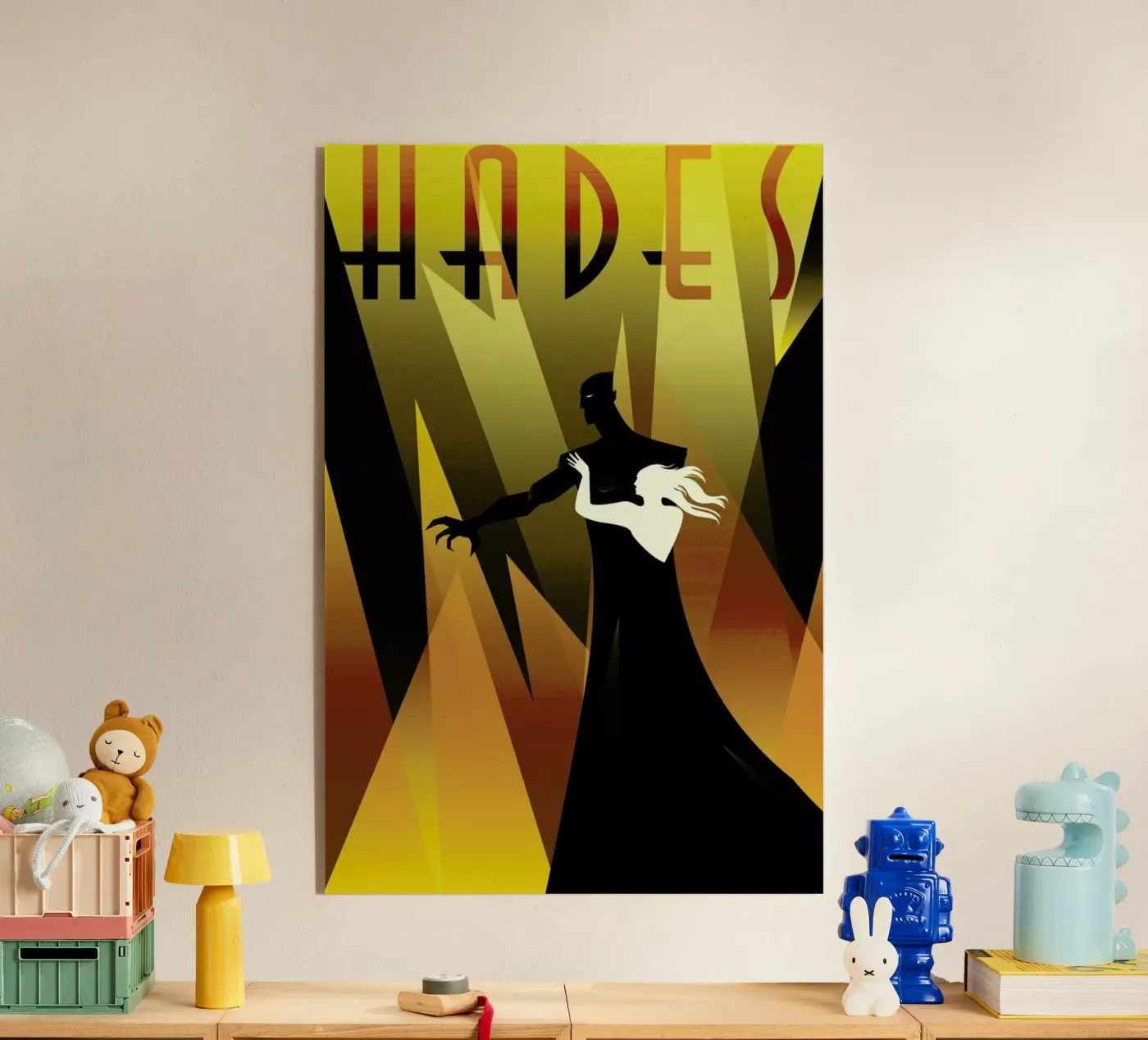 Hades acryl van Rodolfo Reyes