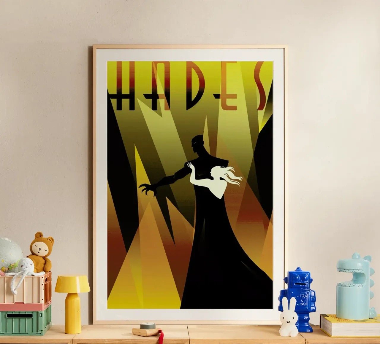 Hades poster con telaio in alluminio da Rodolfo Reyes