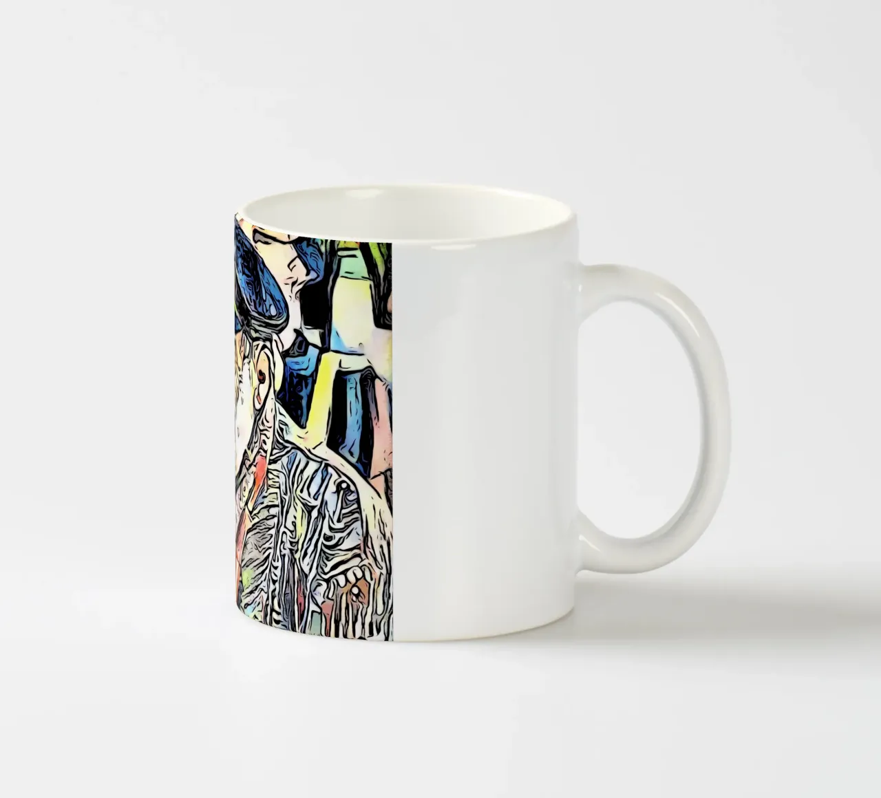 Harbour to Kiez, motif 5 ceramic mug by ZAMART
