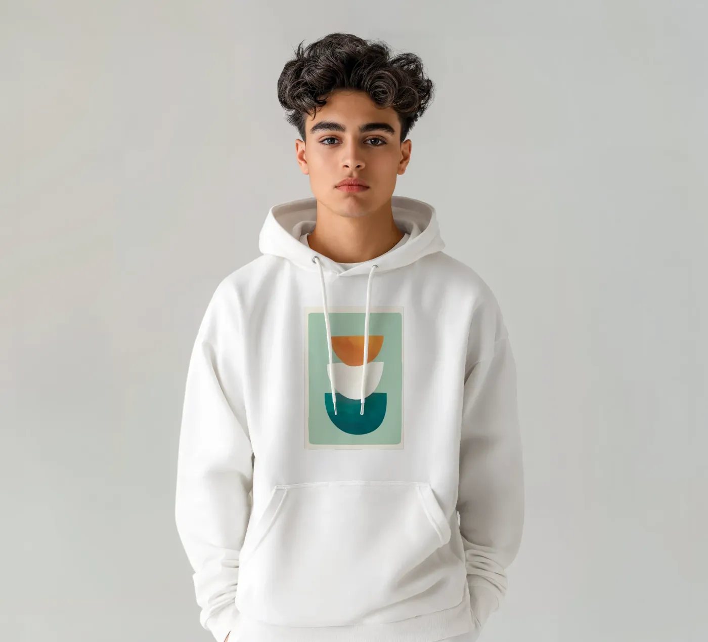 Abstract Stack felpa con cappuccio da Flow Line 2