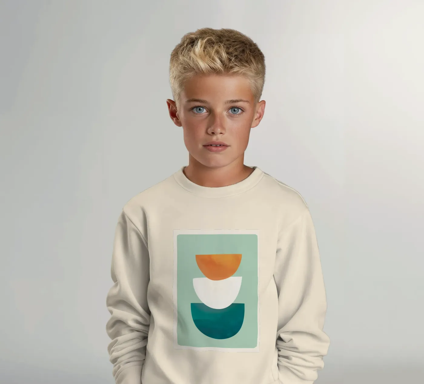 Abstract Stack Kinder Sweatshirt von Flow Line 2