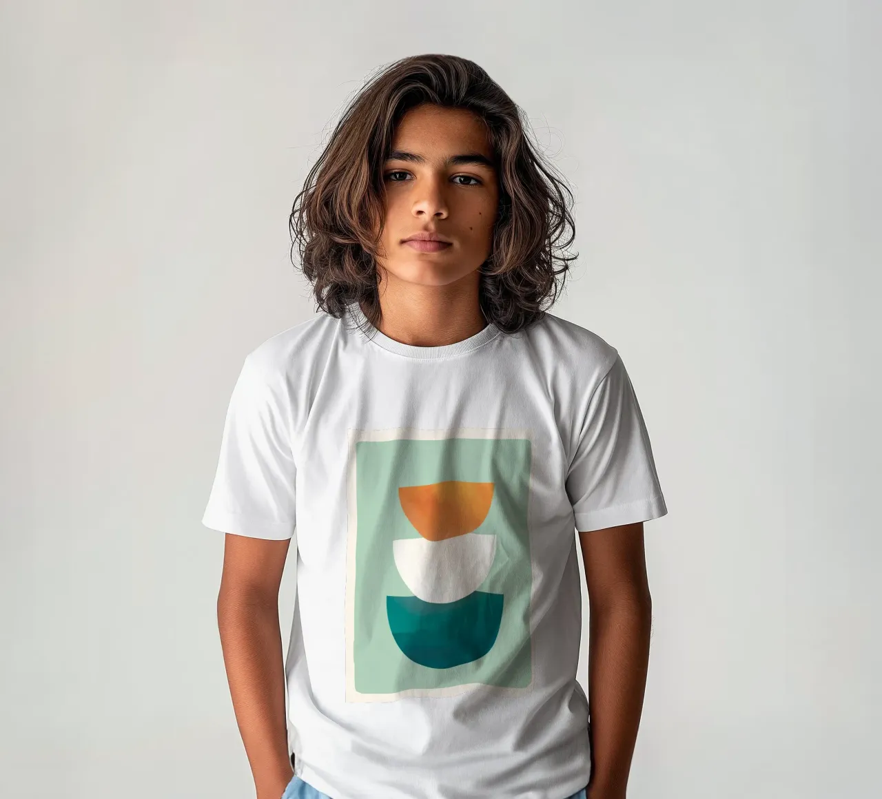 Abstract Stack Kinder T-Shirt von Flow Line 2