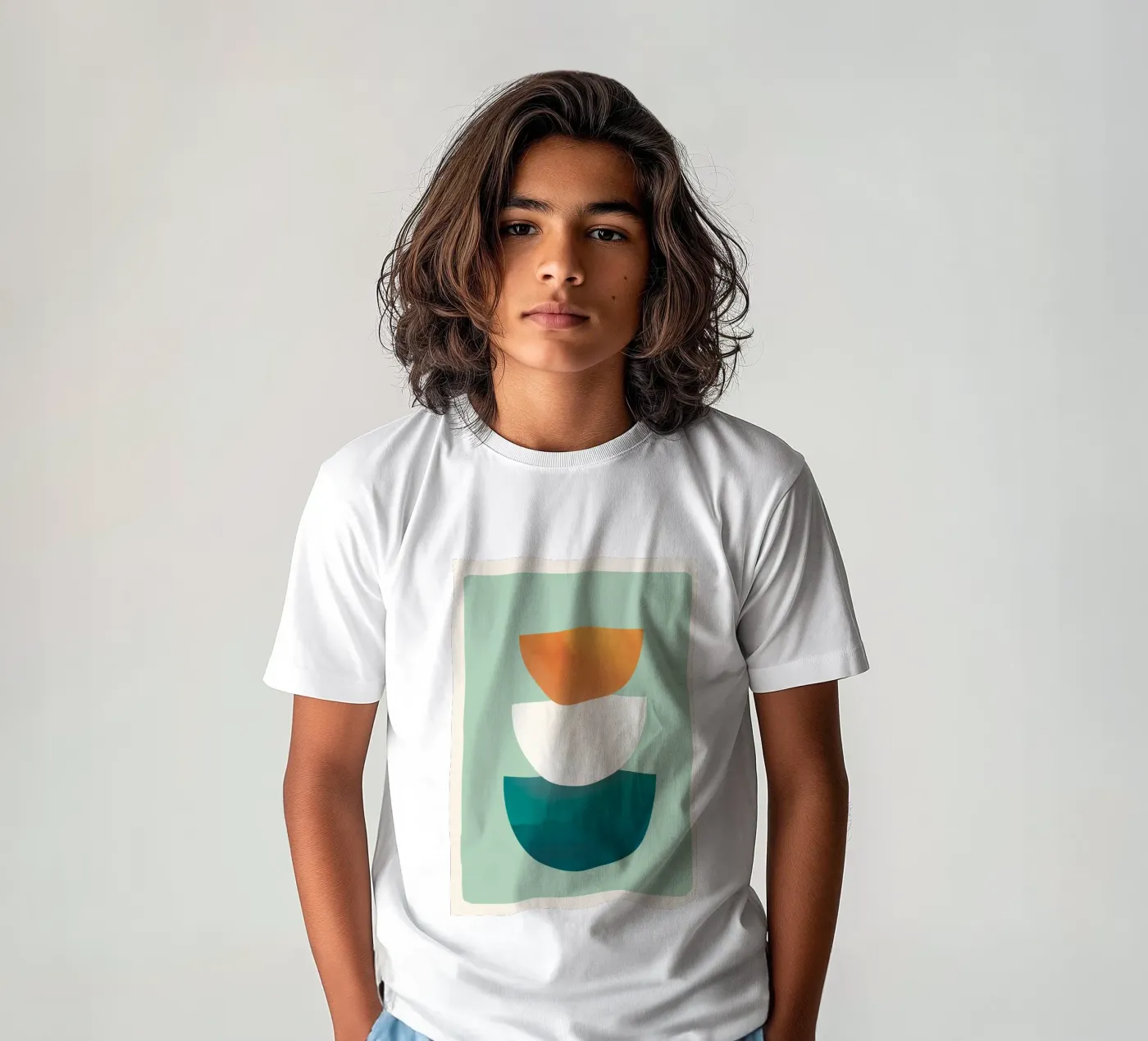 Abstract Stack Kinder T-Shirt von Flow Line 2