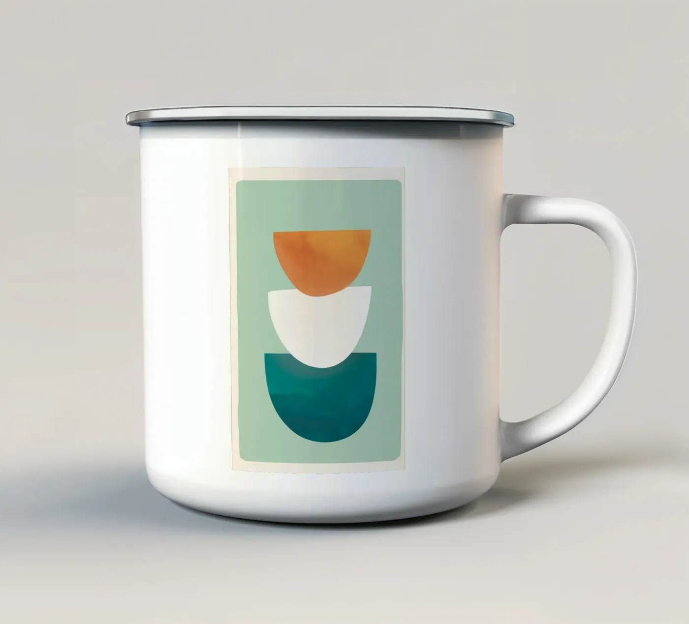 Abstract Stack tazza in smalto da Flow Line 2