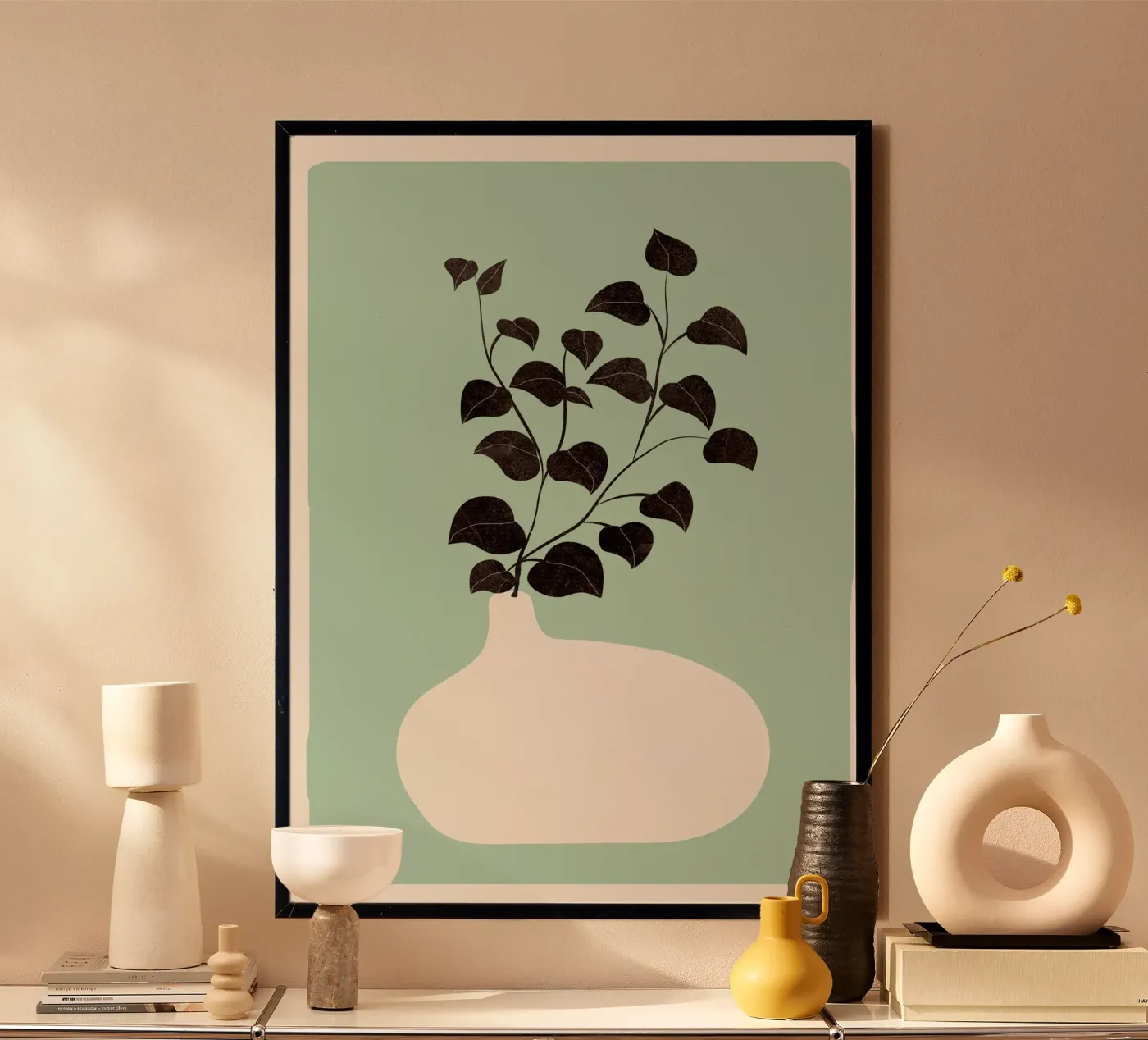 Abstract Vase poster da Flow Line 2