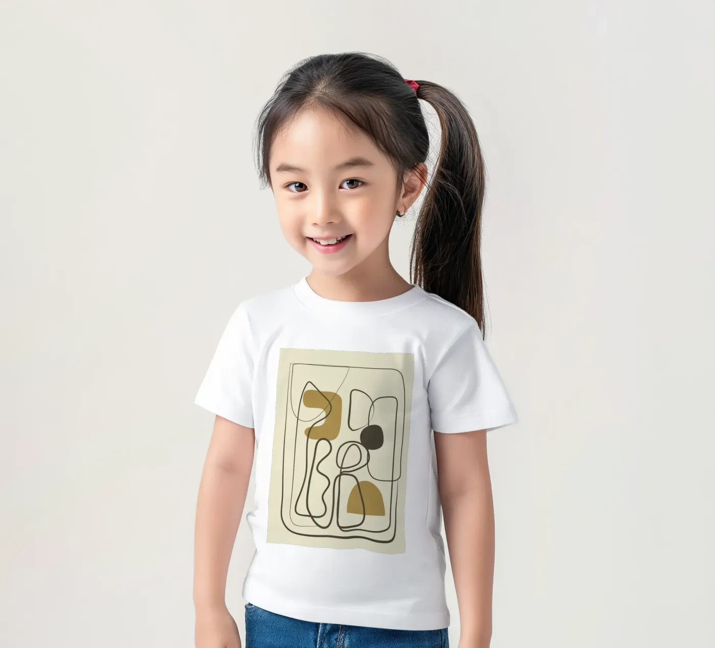 Abstract Flow t-shirt bambini da Flow Line 2