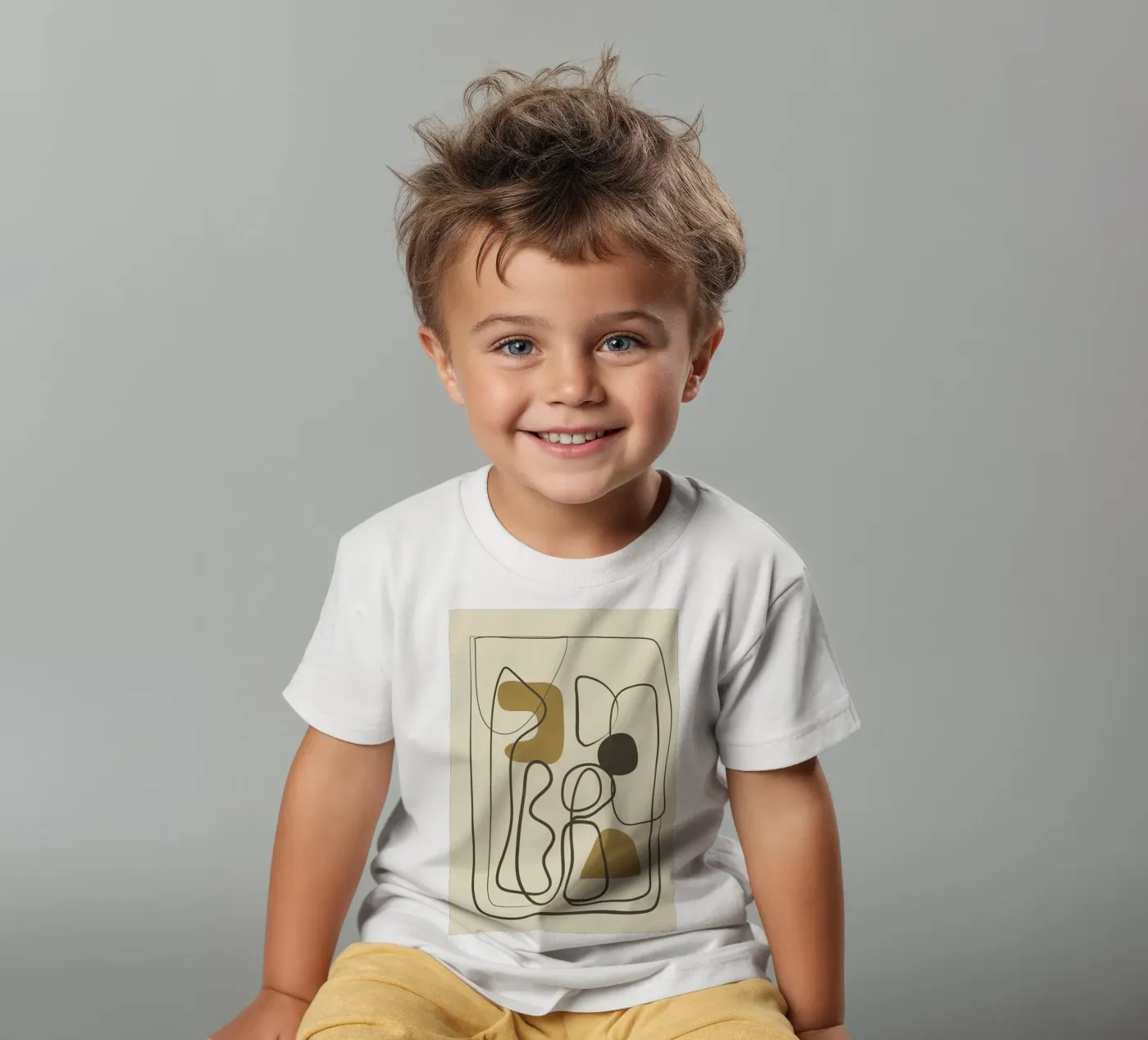 Abstract Flow t-shirt bambini da Flow Line 2