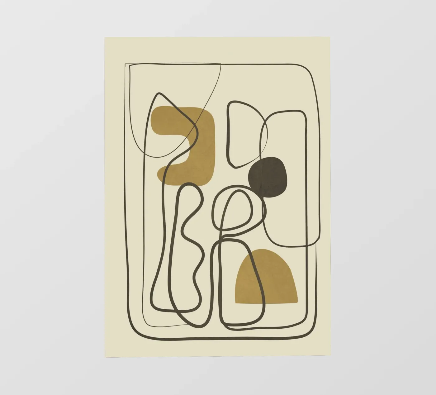 Abstract Flow fotobehang van Flow Line 2