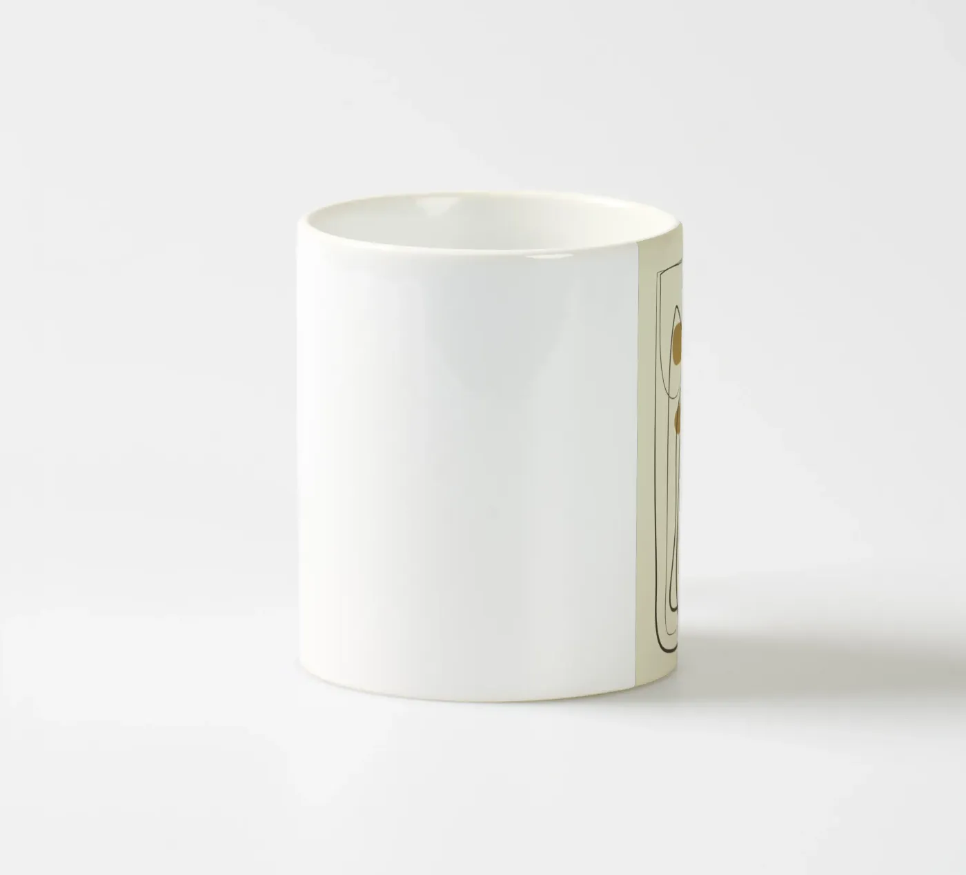 Abstract Flow ceramic mug by Flow Line 2