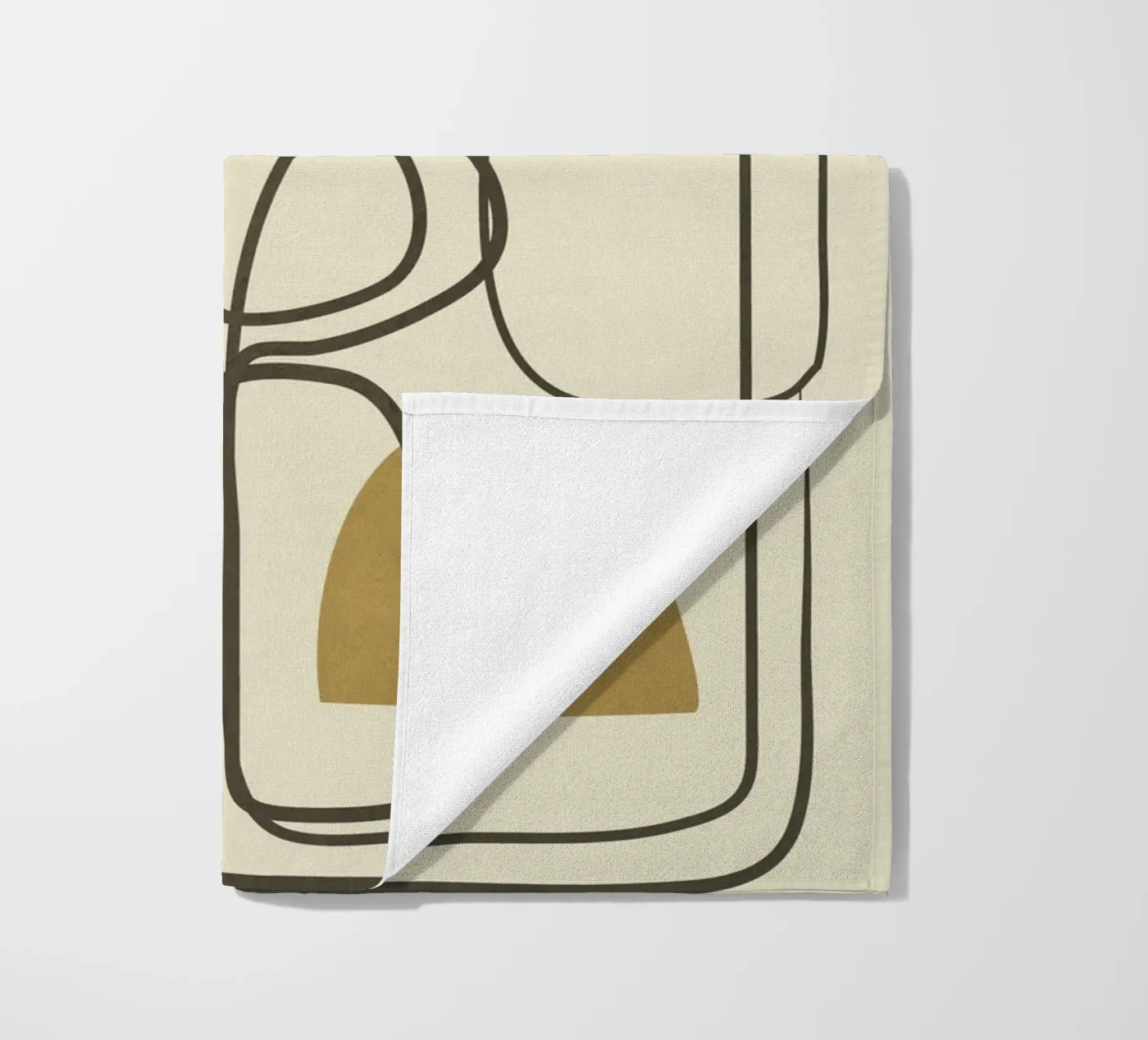 Abstract Flow beach towel by Flow Line 2