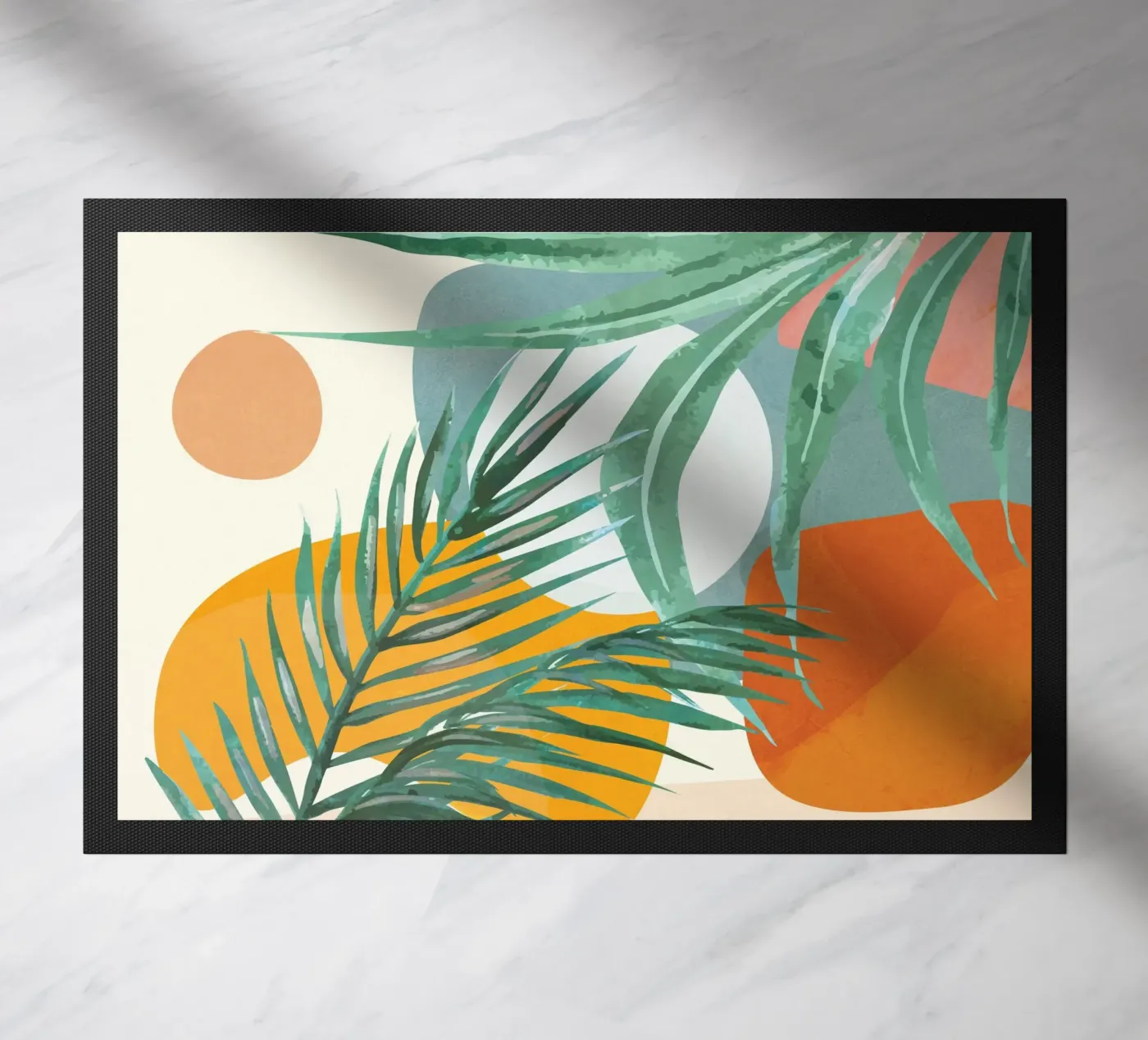 Leaf Design 02 doormat by Flow Line 2