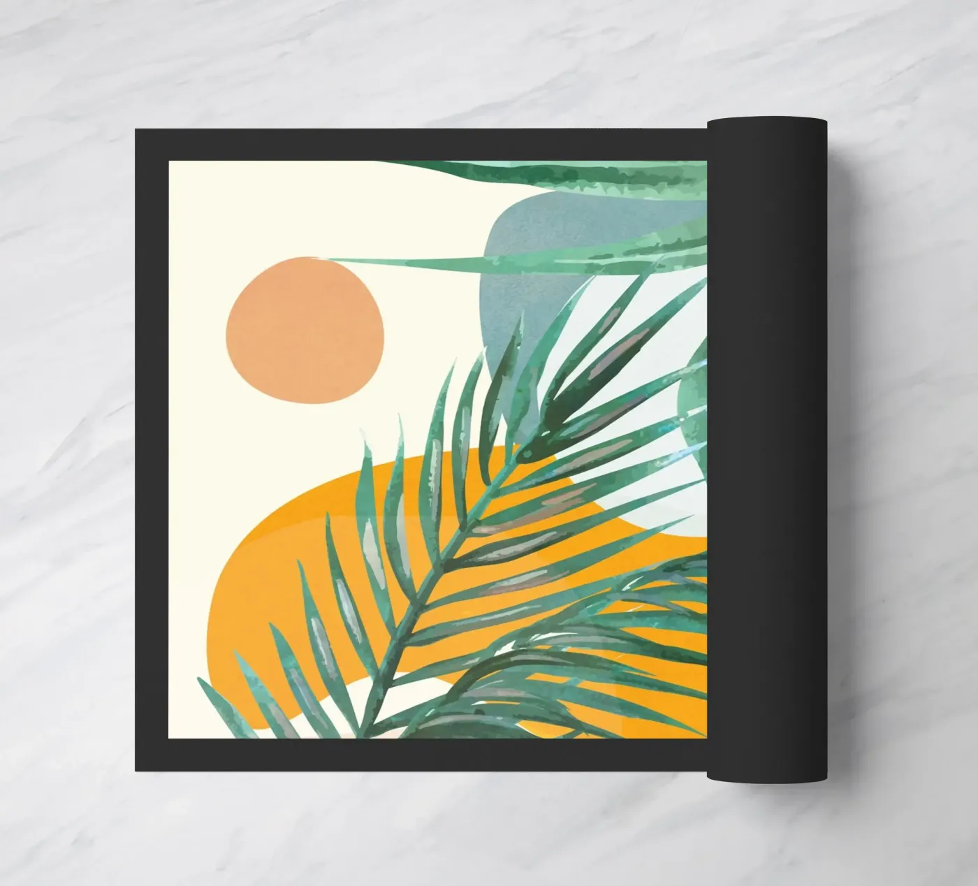 Leaf Design 02 doormat by Flow Line 2