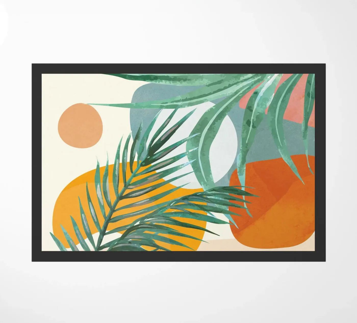 Leaf Design 02 doormat by Flow Line 2