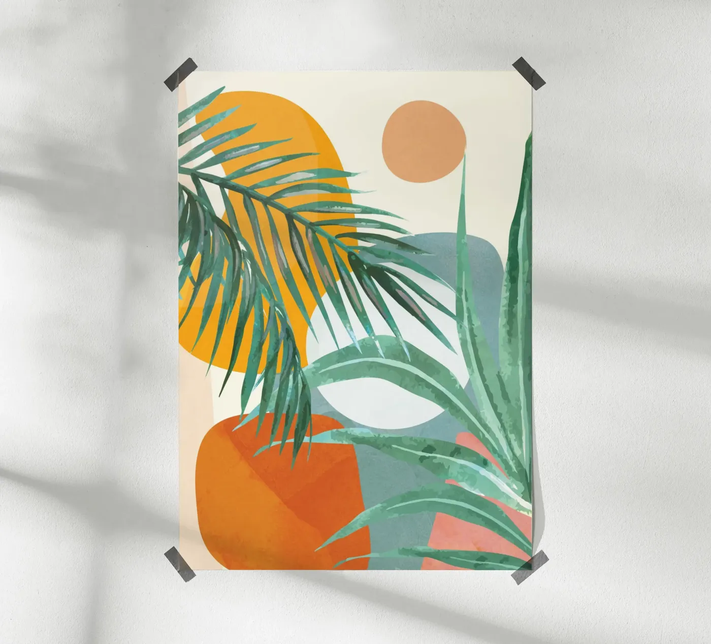 Leaf Design 02 poster by Flow Line 2
