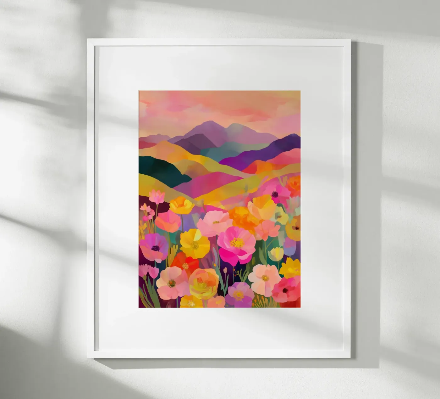 Blumenfeld Poster von My Tiny Home