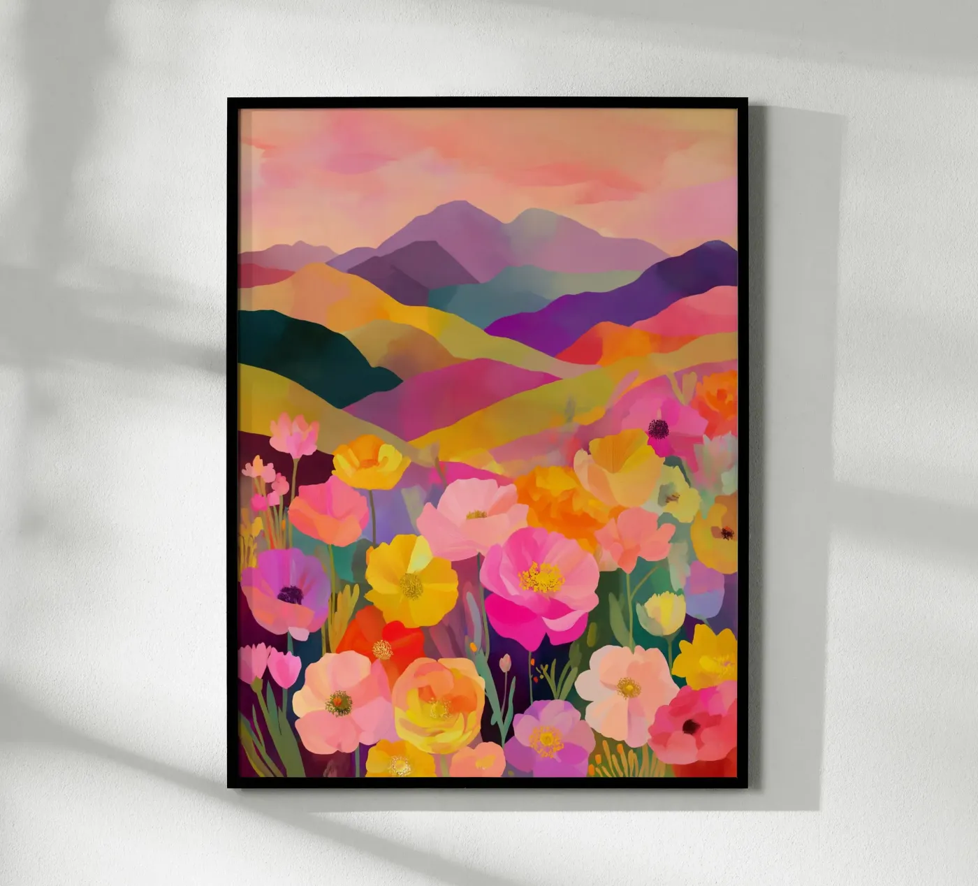 Blumenfeld Poster von My Tiny Home
