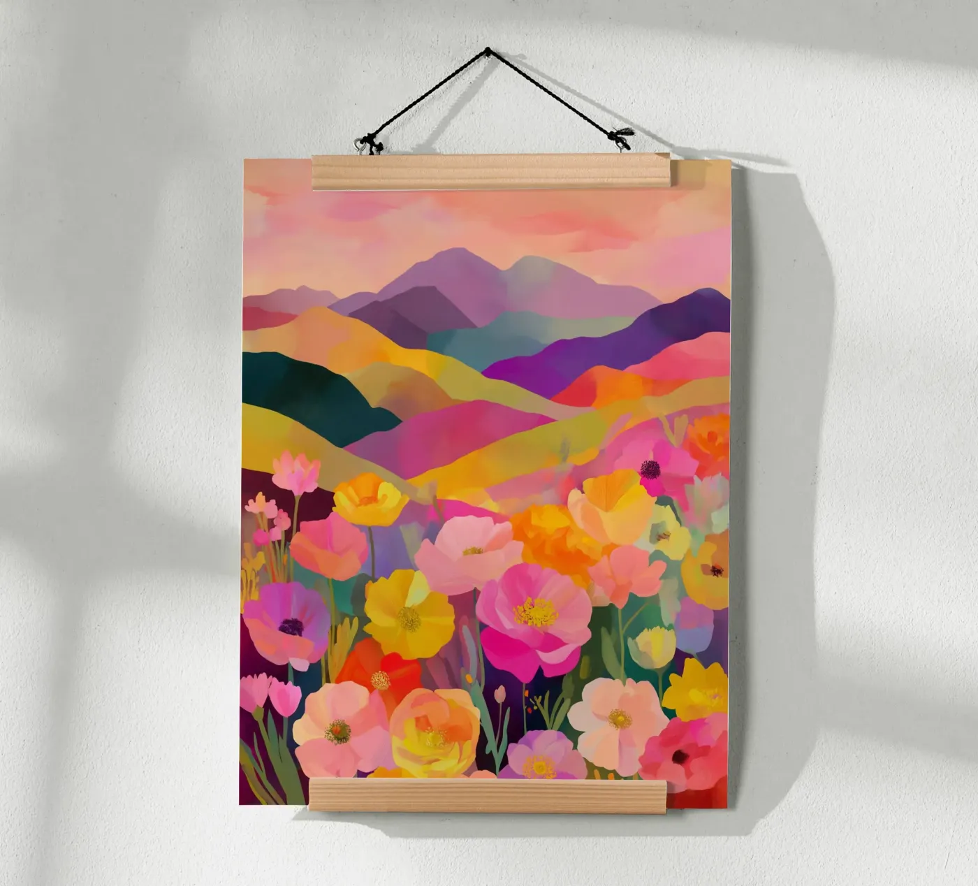 Blumenfeld Poster von My Tiny Home